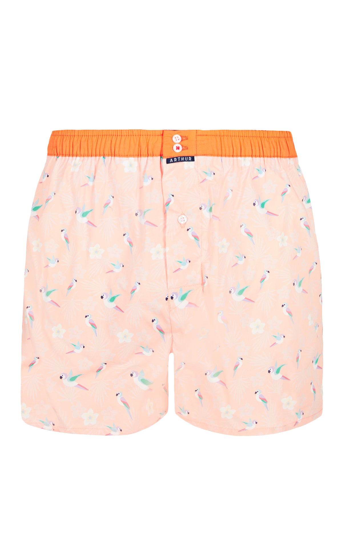 Caleçon avec suspensoir Homme Le Club n°978 Orange 3