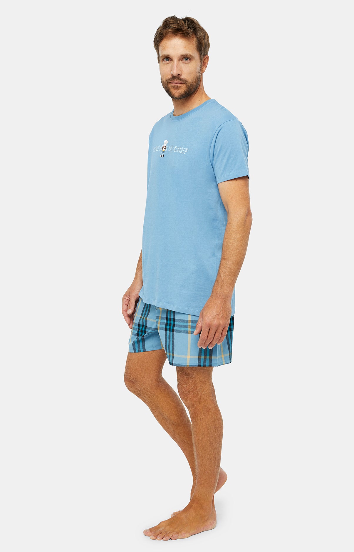 Pyjama court Pyjaméricain Homme C&