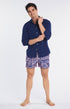Chemise unie Homme Vert 8