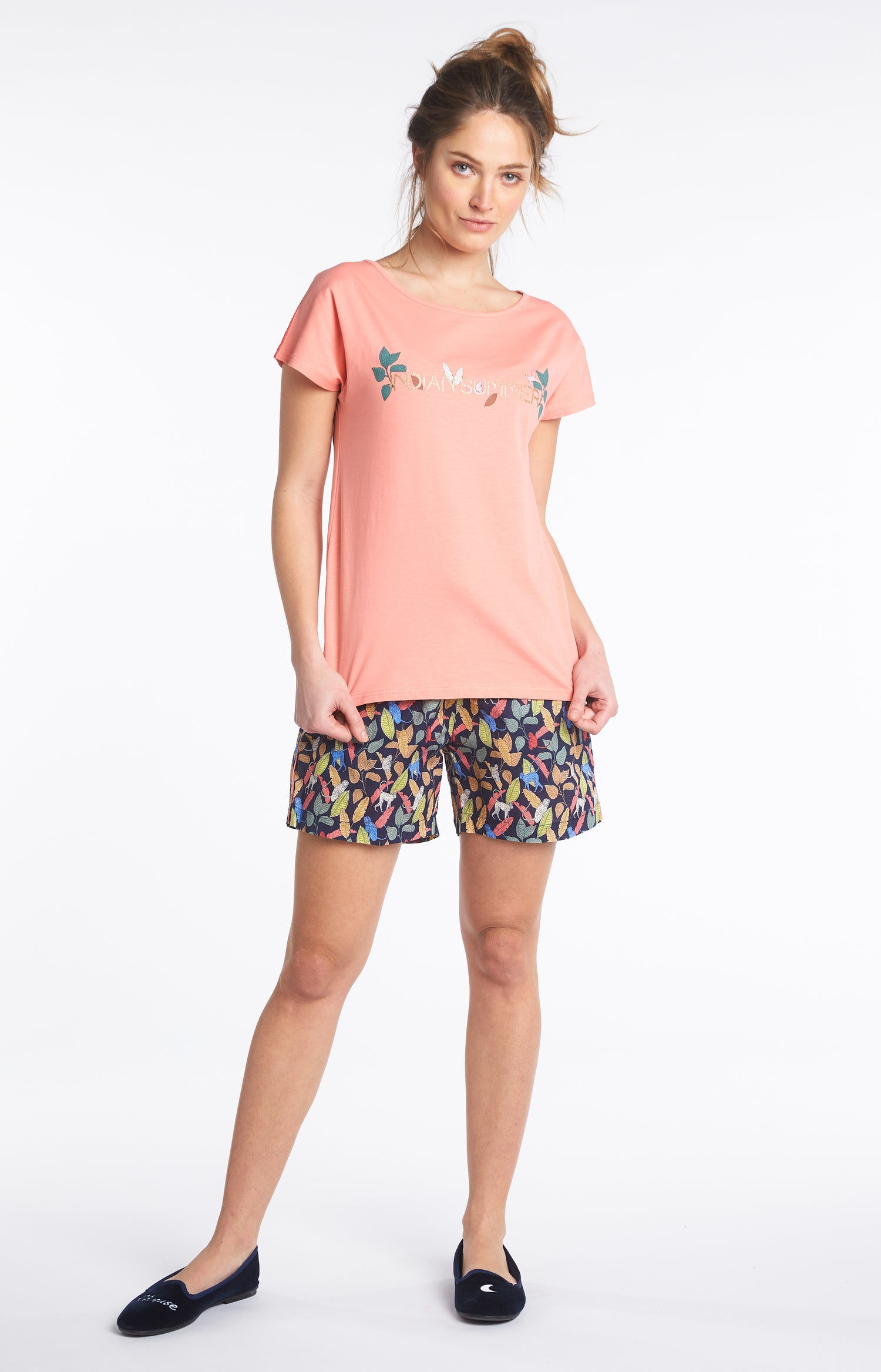 Tee-shirt uni Femme Fraise Rouge 1