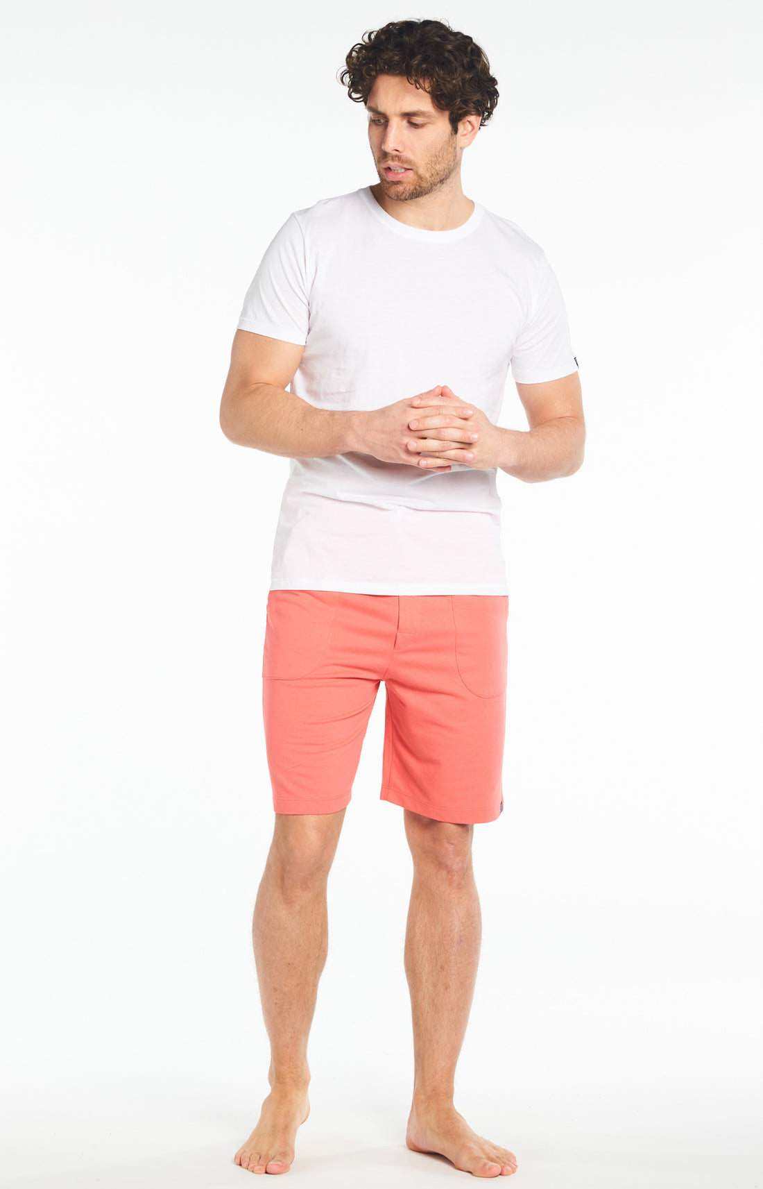 Short Homme uni Fraise Rouge 1