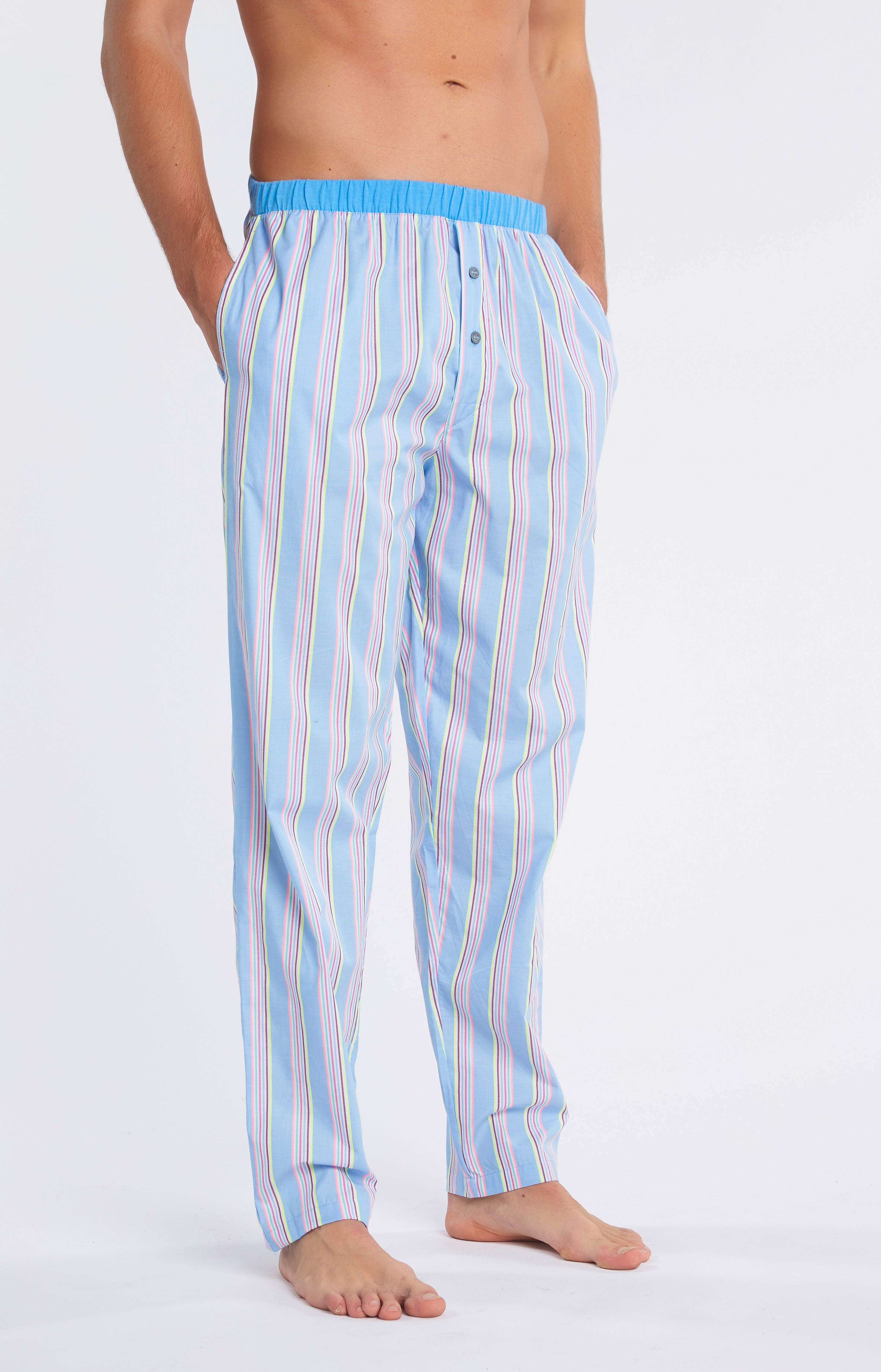Pyjama long Teddy Homme Bleu 5