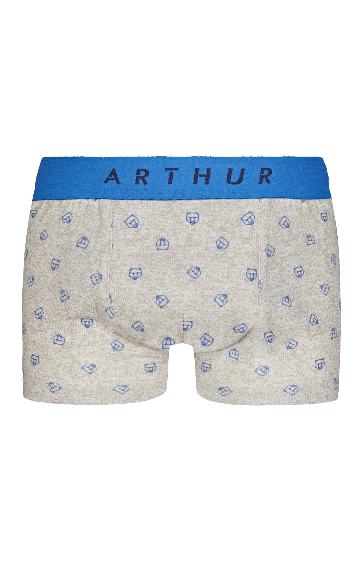 Boxer Enfant Logo Gris 3