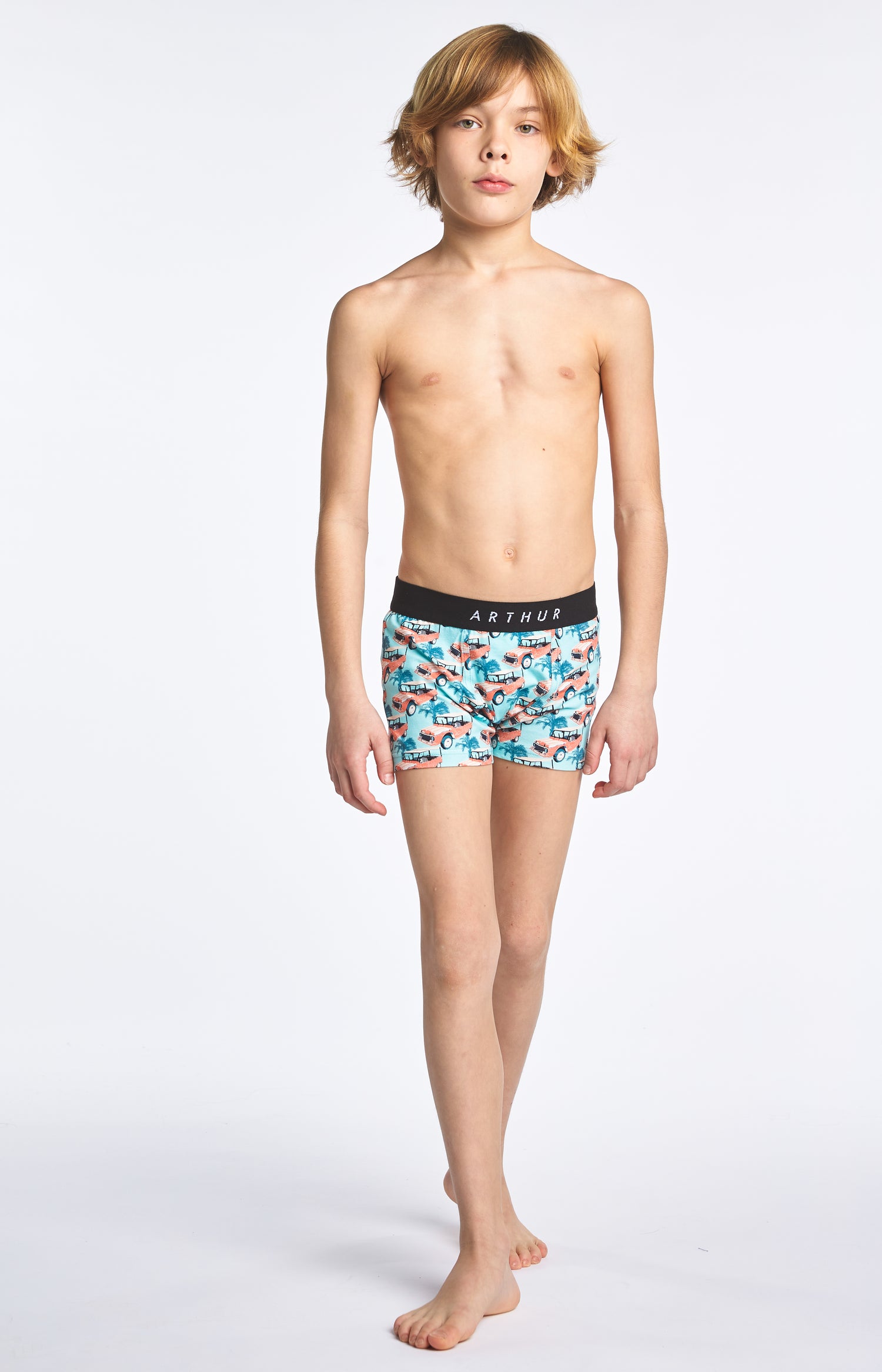 Boxer Enfant Mehari Femme Rose 2