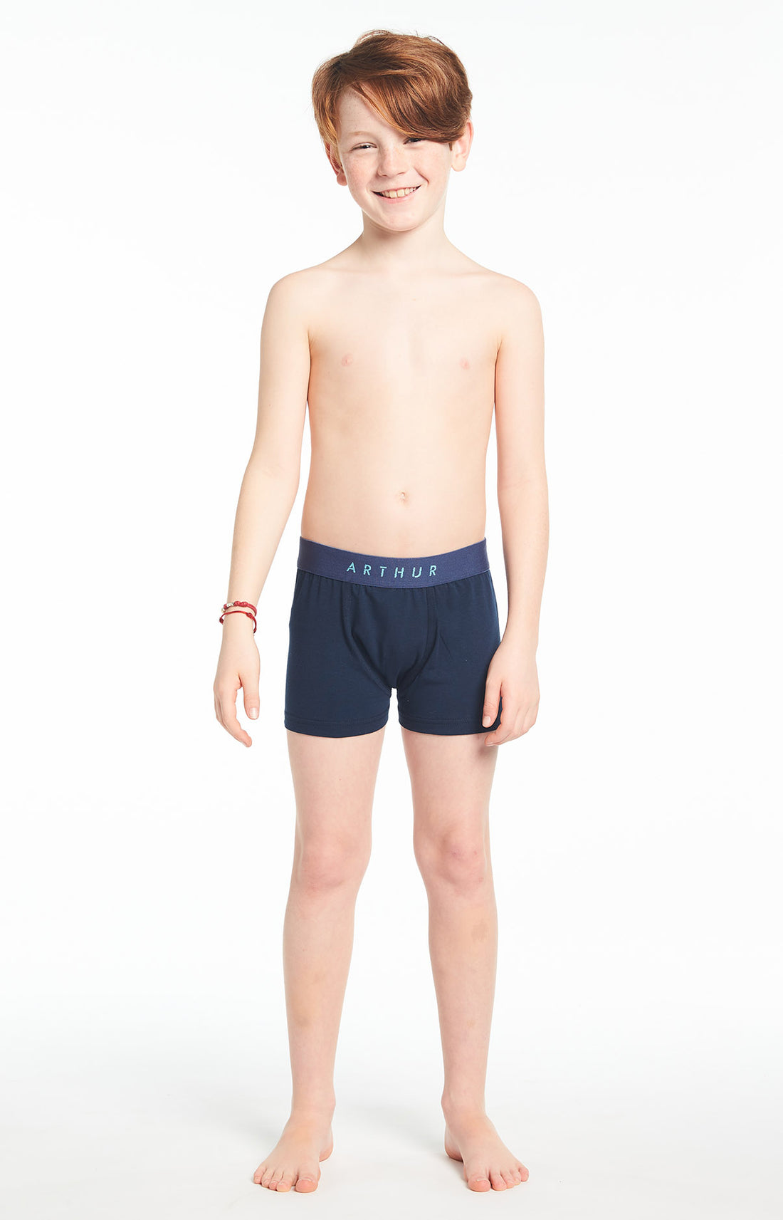 Boxer Enfant Uni Marine 7