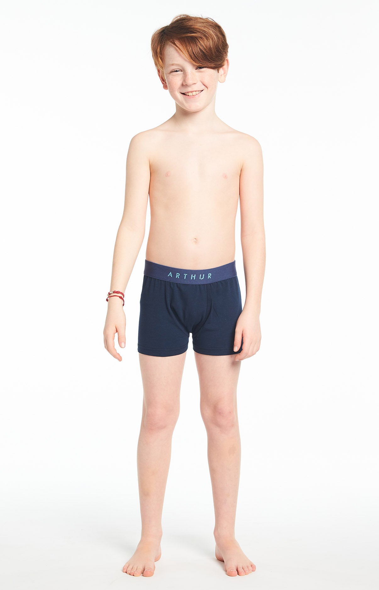 Boxer Enfant Uni Marine 7