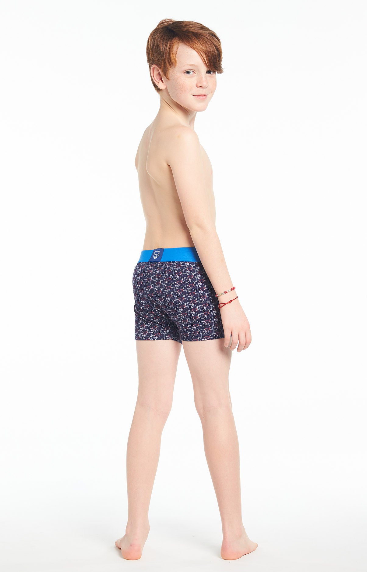 Boxer Enfant Vélo Marine 5