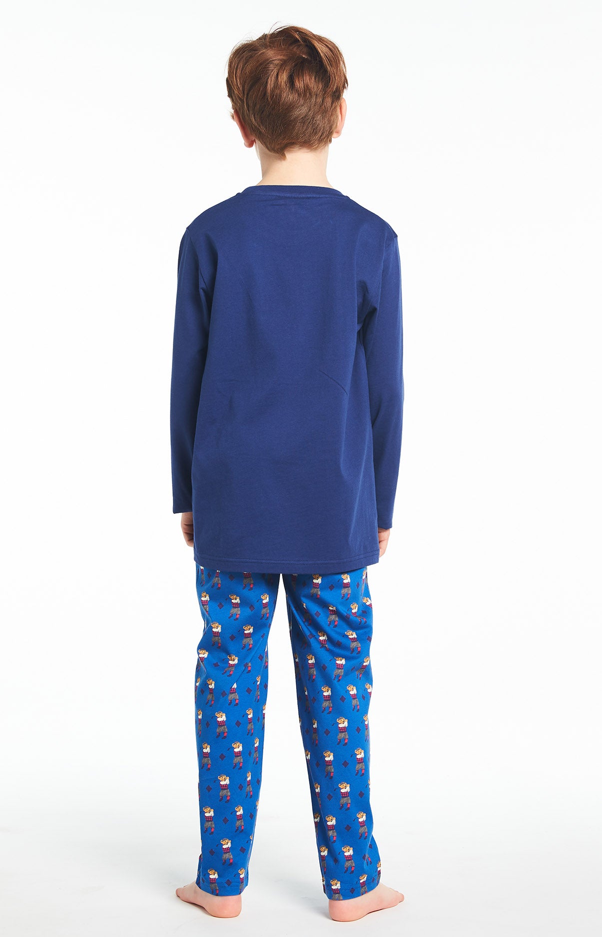 Pyjama long Enfant Teddy Bleu 4