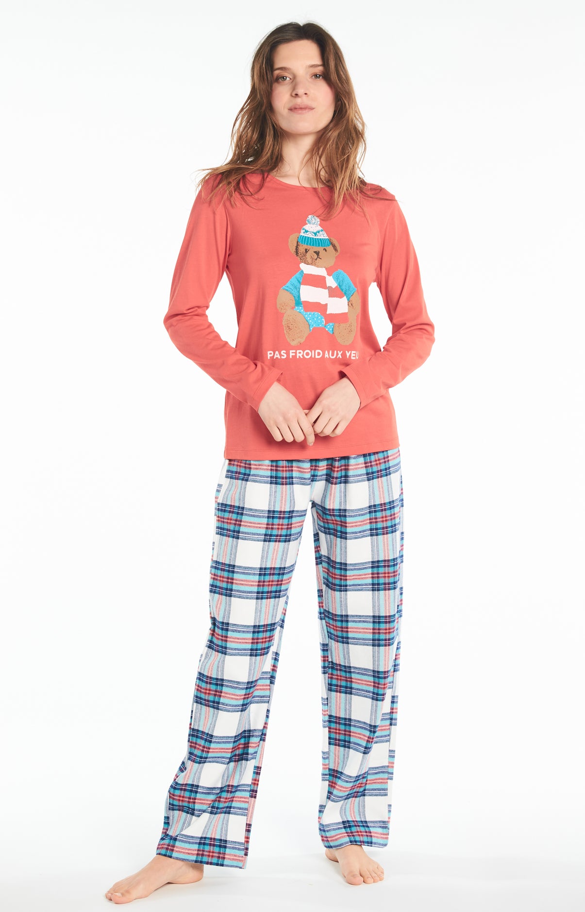 Pantalon Logan Femme Neige Blanc et Ivoire 1