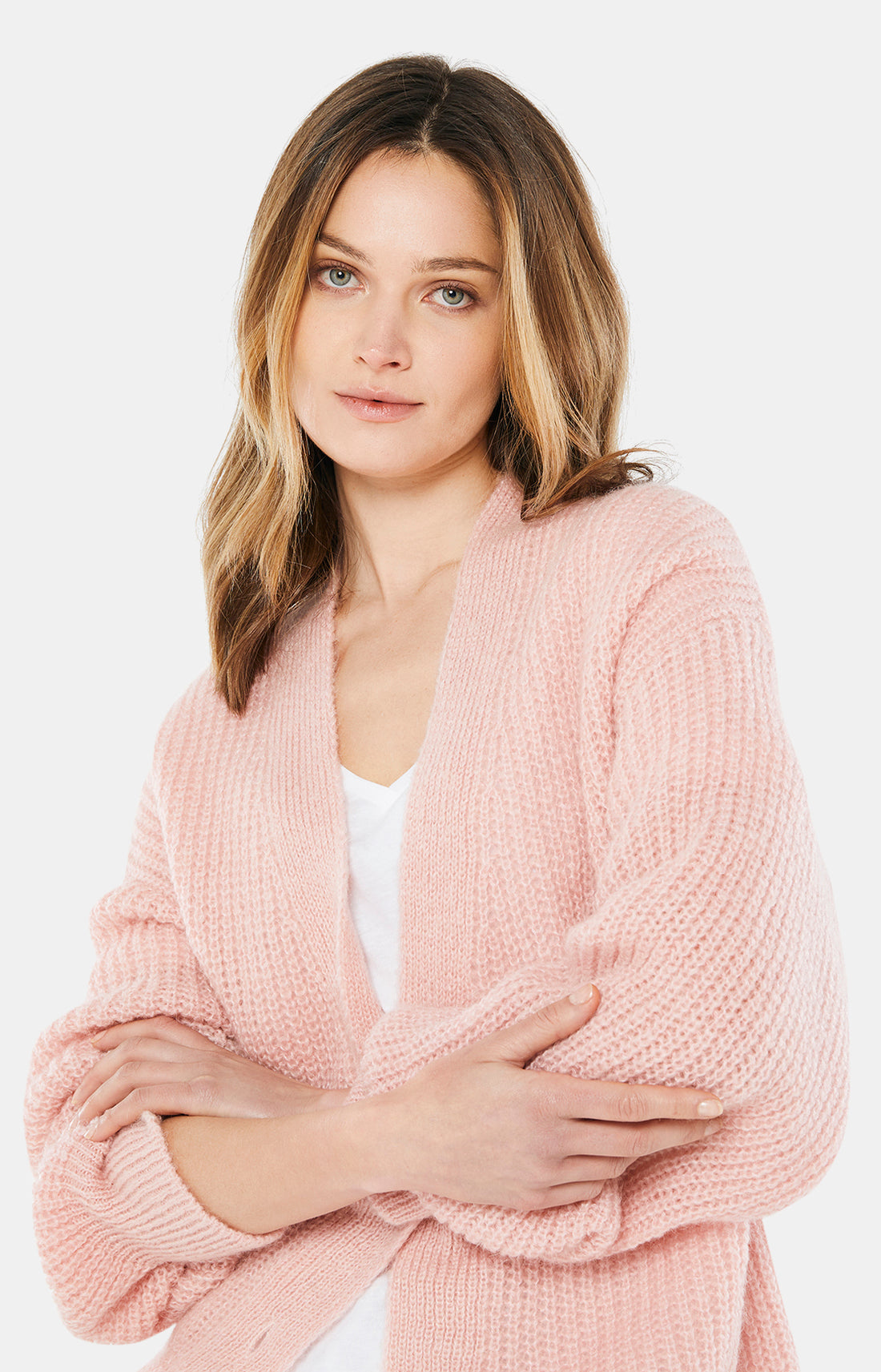 Gilet Femme Uni Rose 1