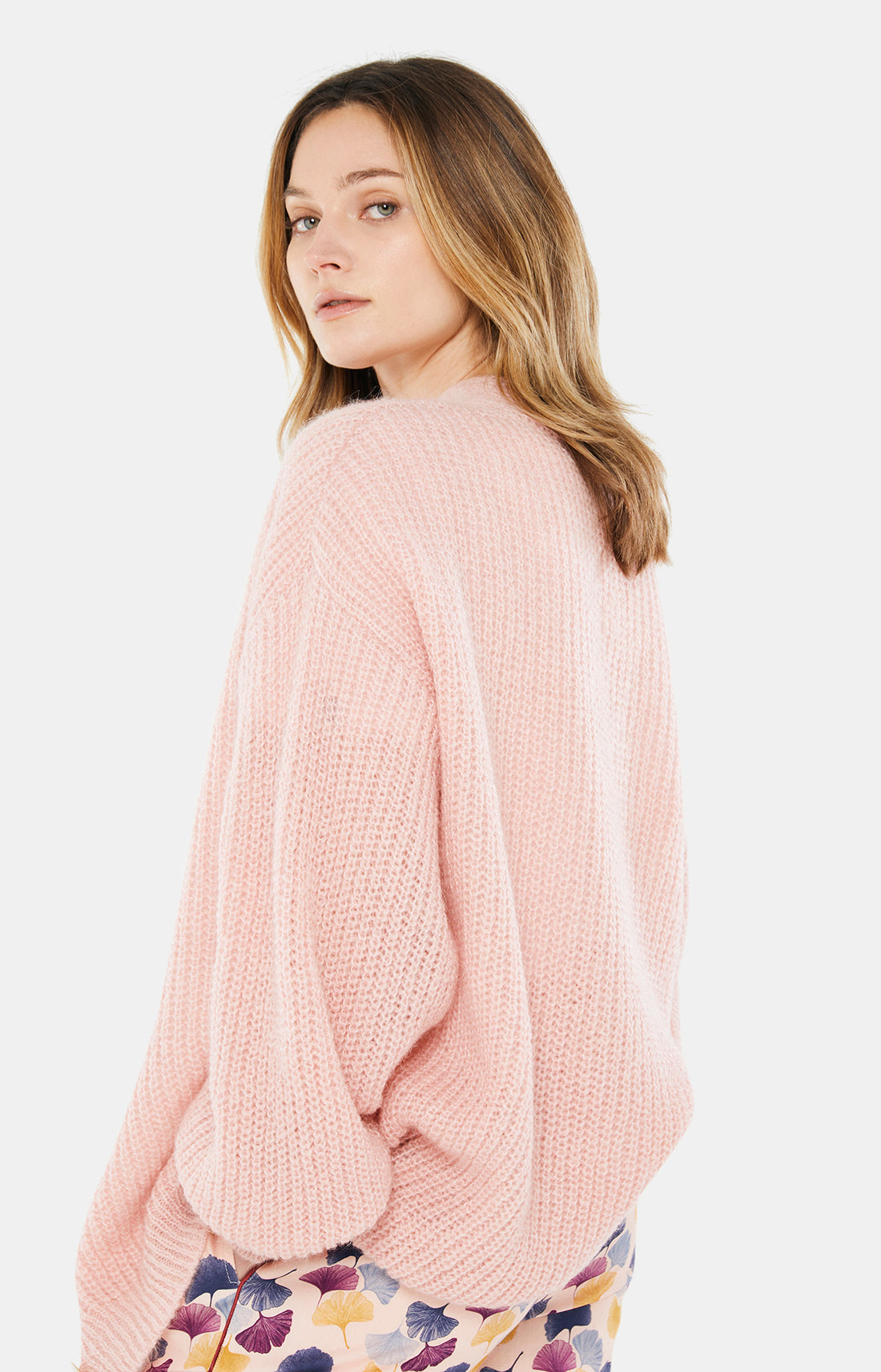 Gilet Femme Uni Rose 2