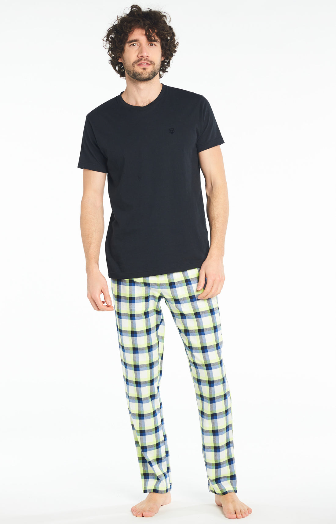 Pantalon Homme Big Fluo Jaune 2