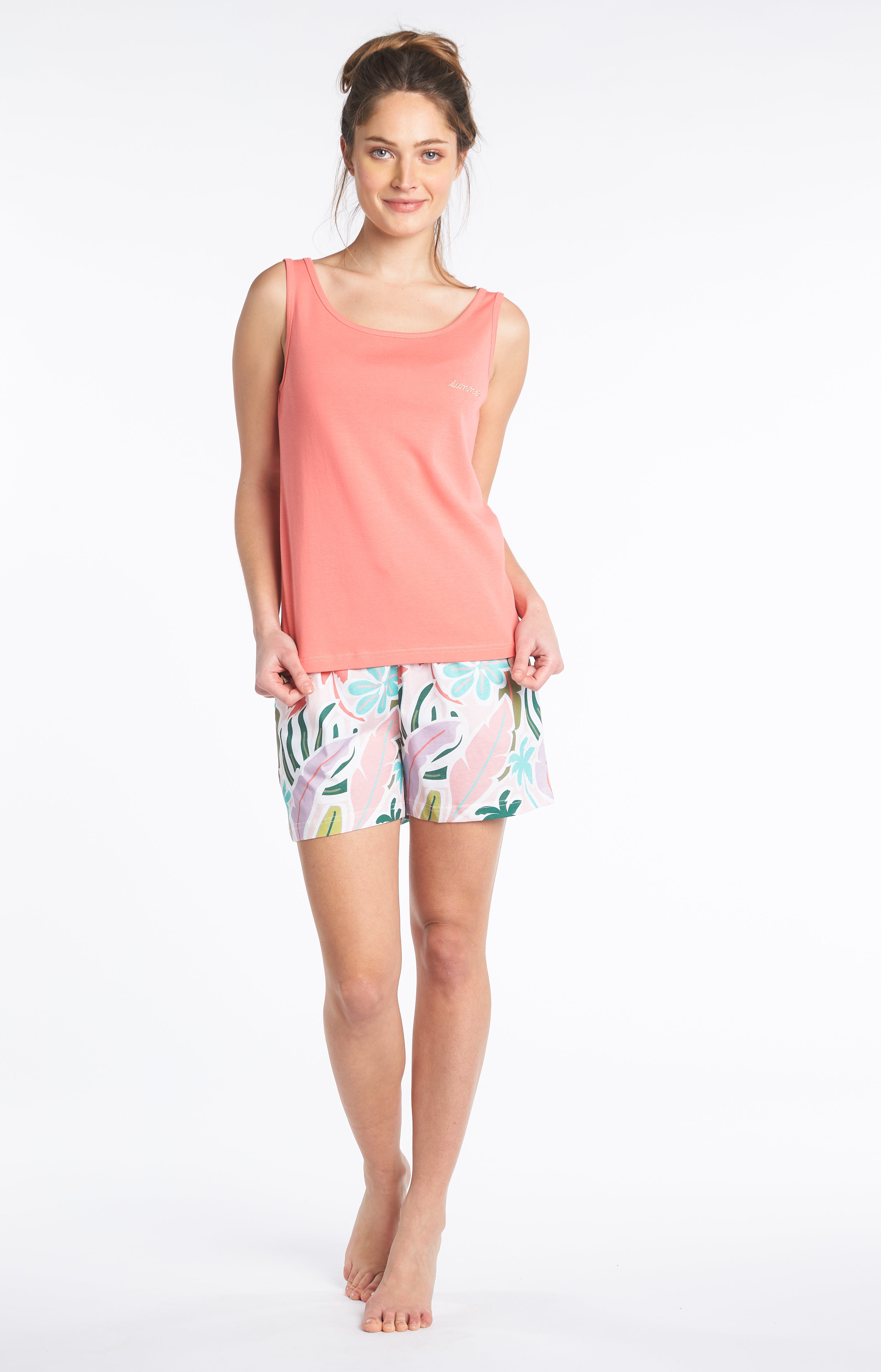 Pyjama court Femme Malibu Multicolore 2