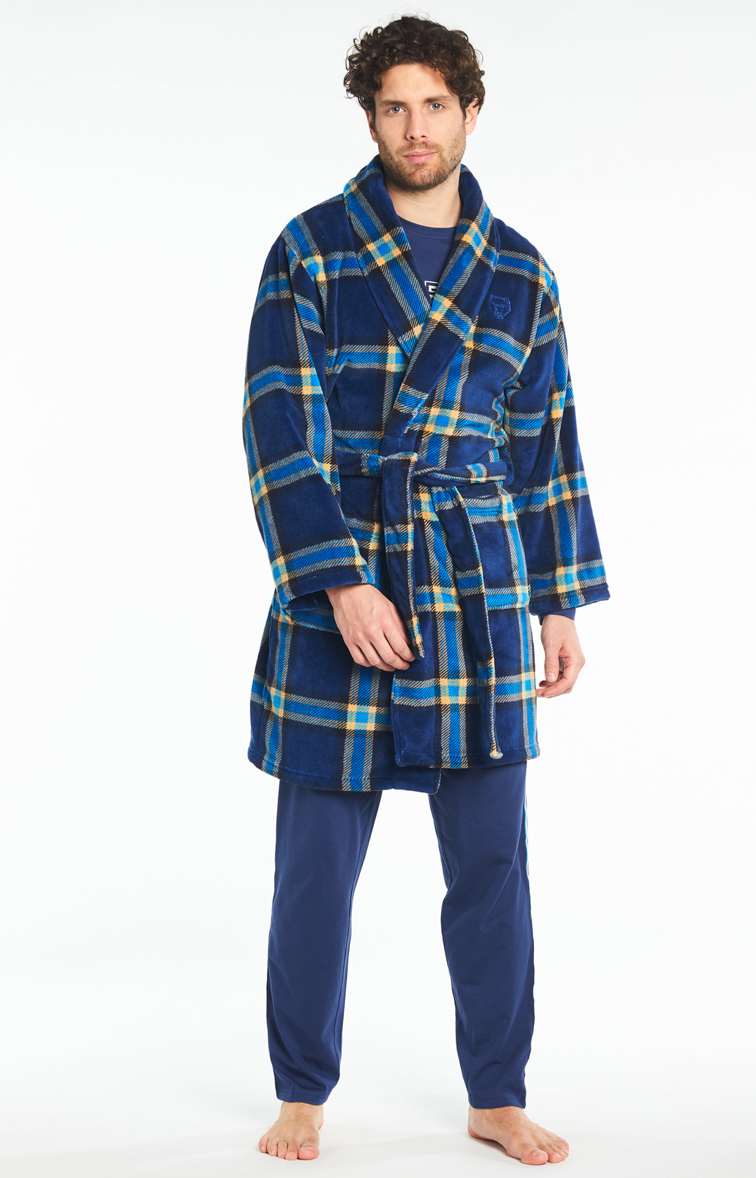 Robe de chambre Homme Tenue de Soirée Marine 1