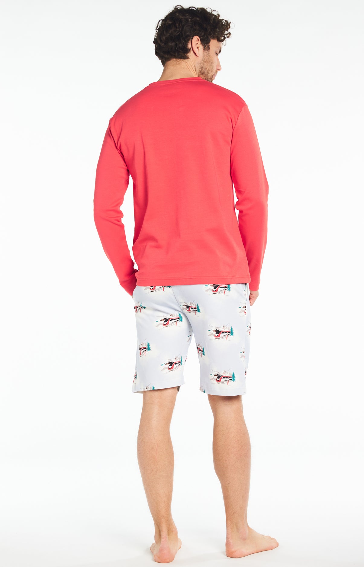 Pyjashort Homme Dodo Grande Vitesse Bleu 6