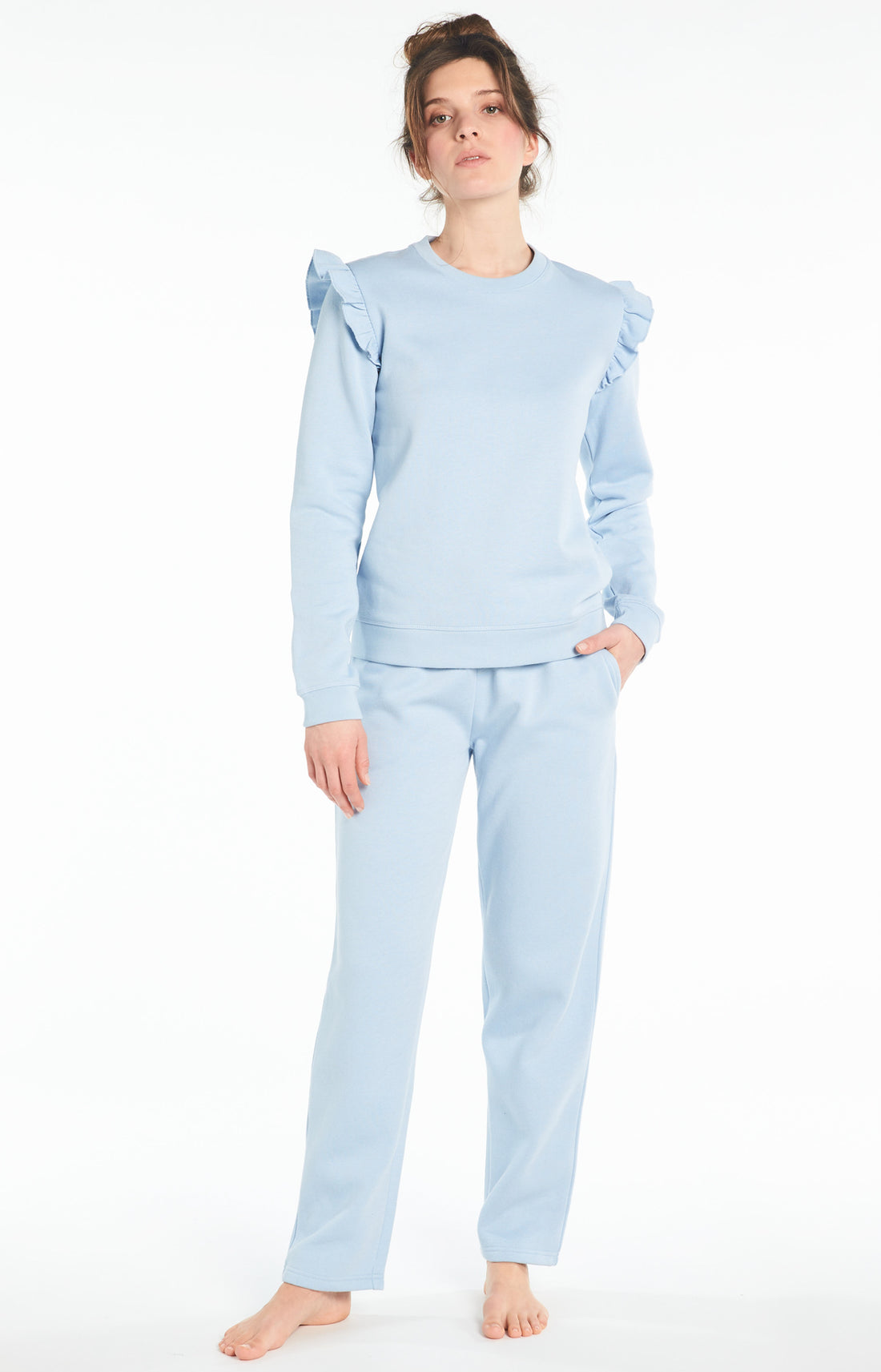 Tee-shirt Femme Bleu 1