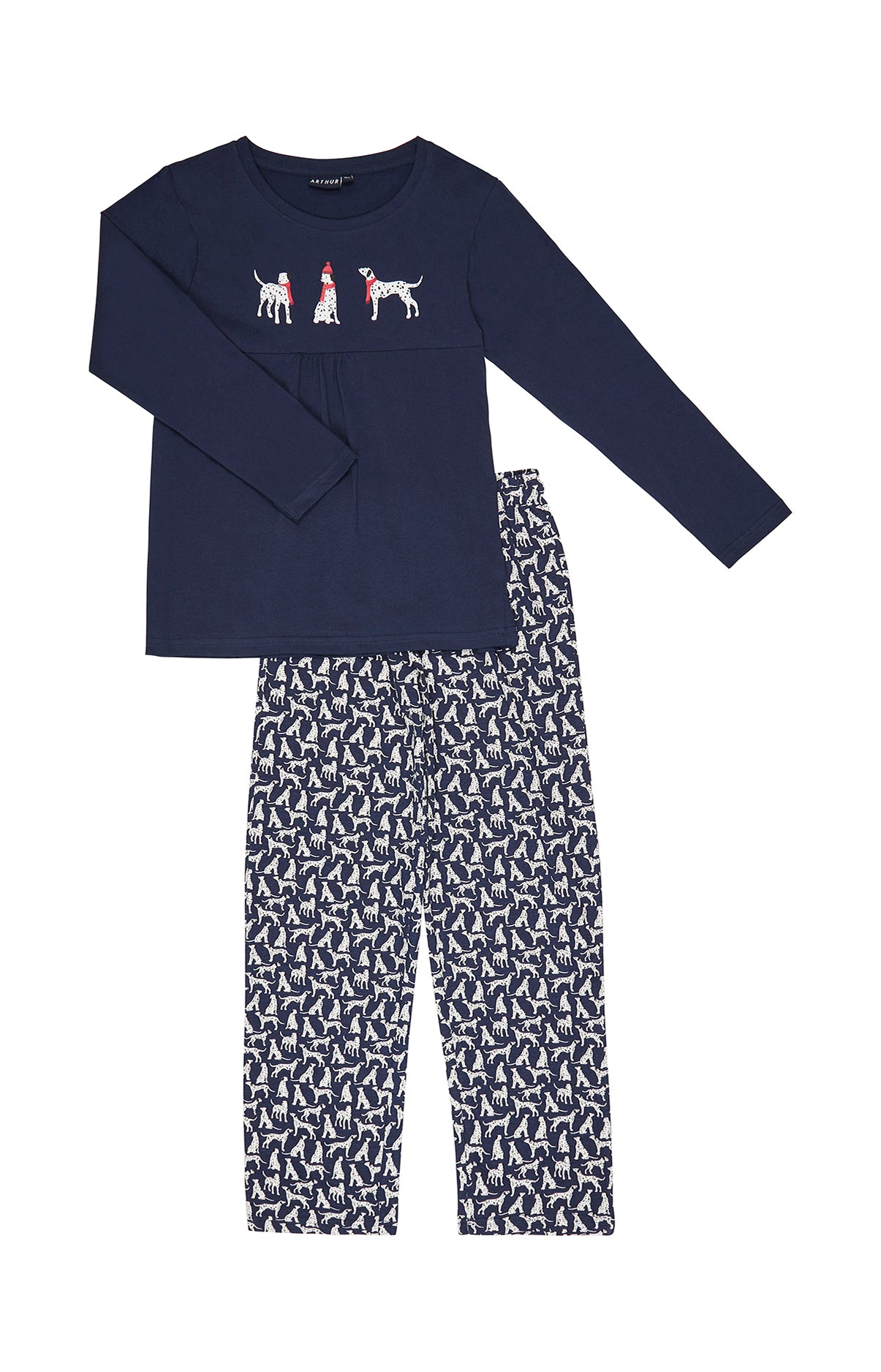 Pyjama long Enfant Dalmatien Marine 3