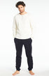 Tee-shirt Homme Uni Blanc et Ivoire 1