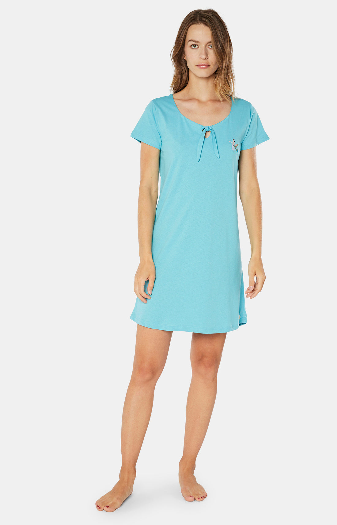 Chemise de nuit Femme Monoi Bleu 2