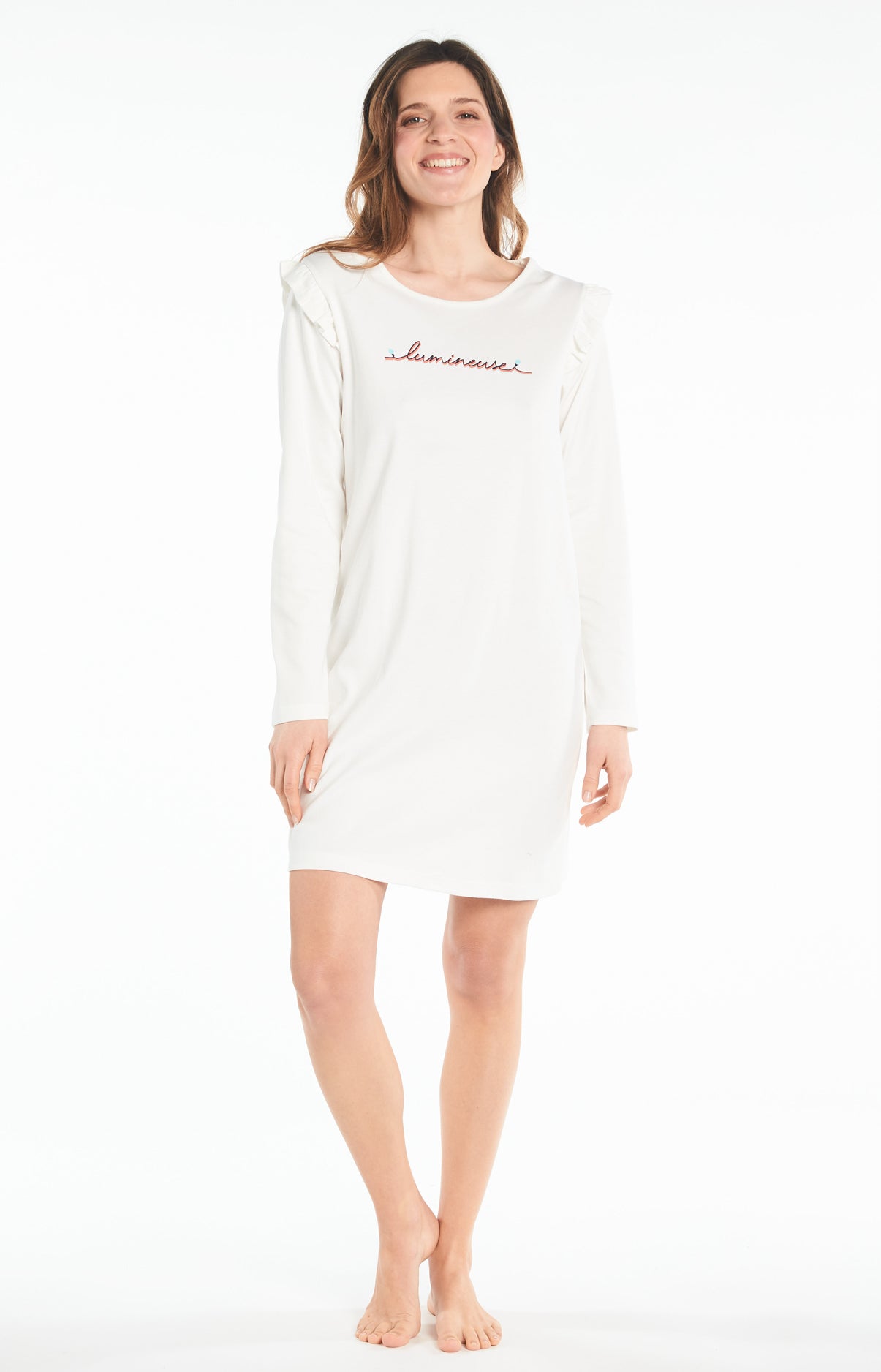 Maxi Femme Ampoule Blanc et Ivoire 4