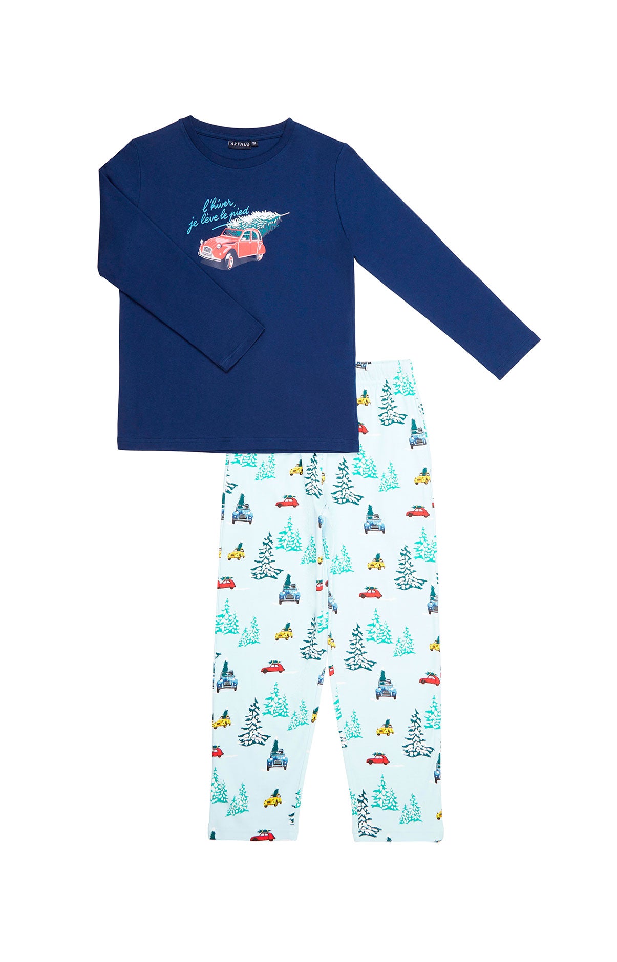 Pyjama long Enfant 2CV Bleu 3