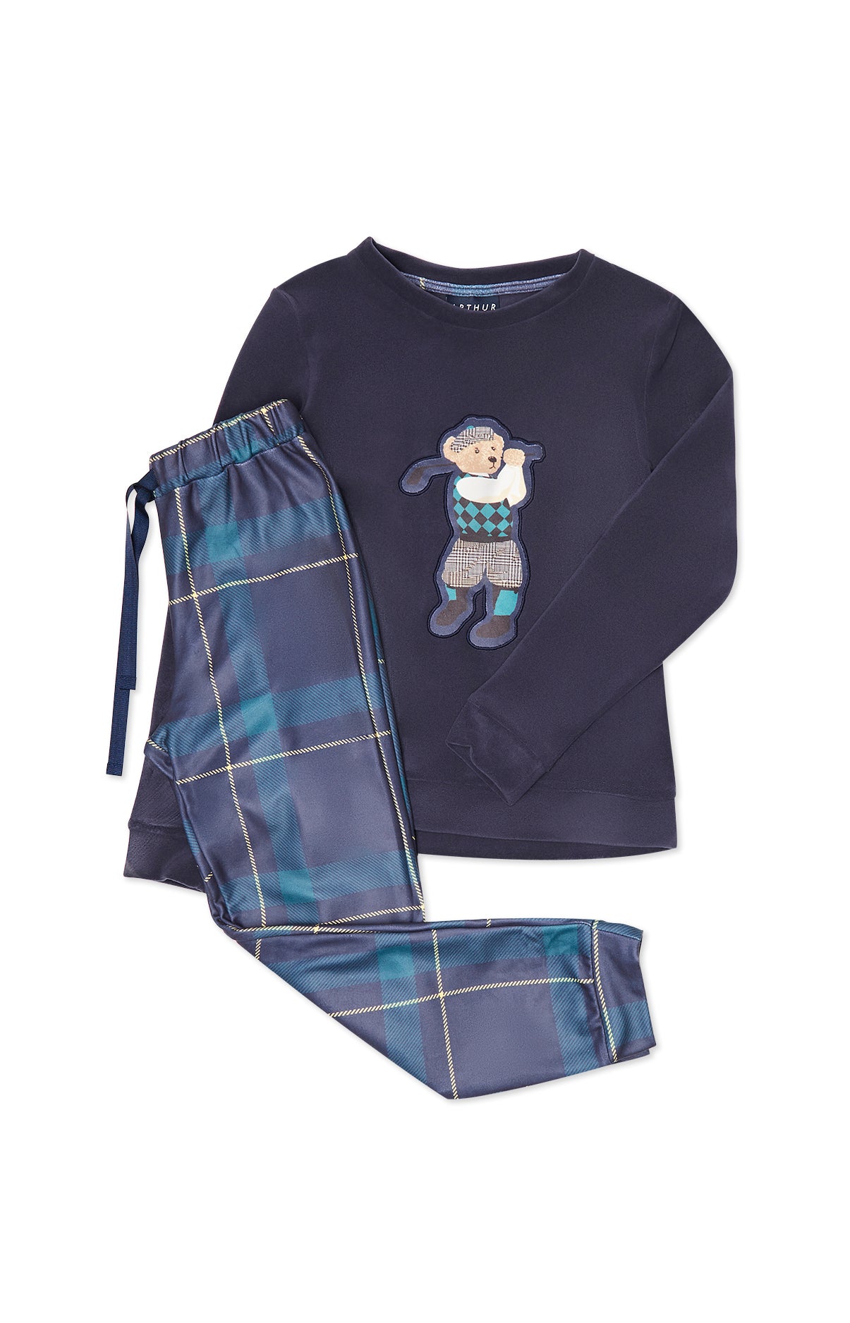 Pyjama long Polaire Enfant Benjamin Multicolore 1