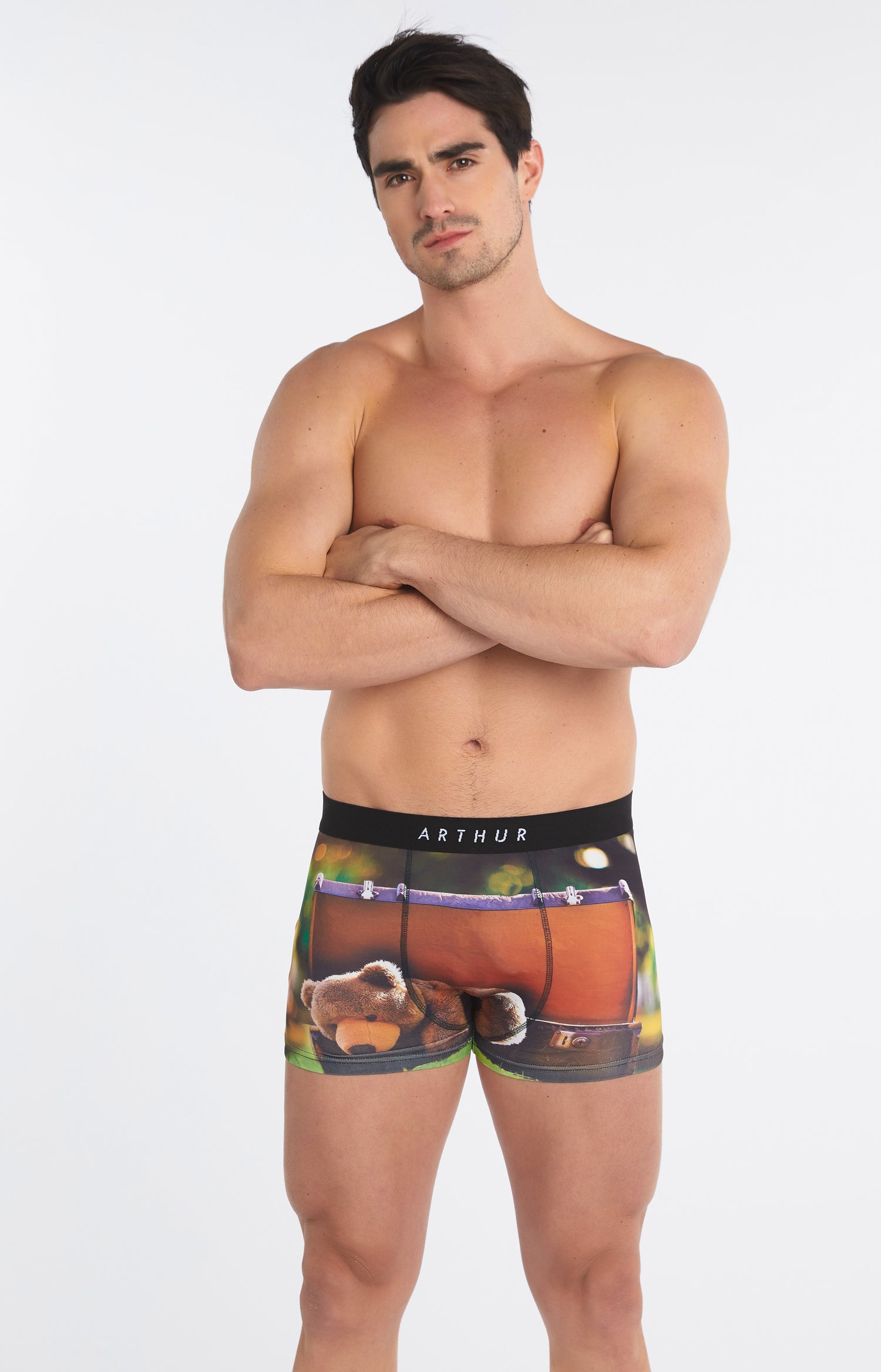 Boxer Homme Big Teddy Beige et Marron 2