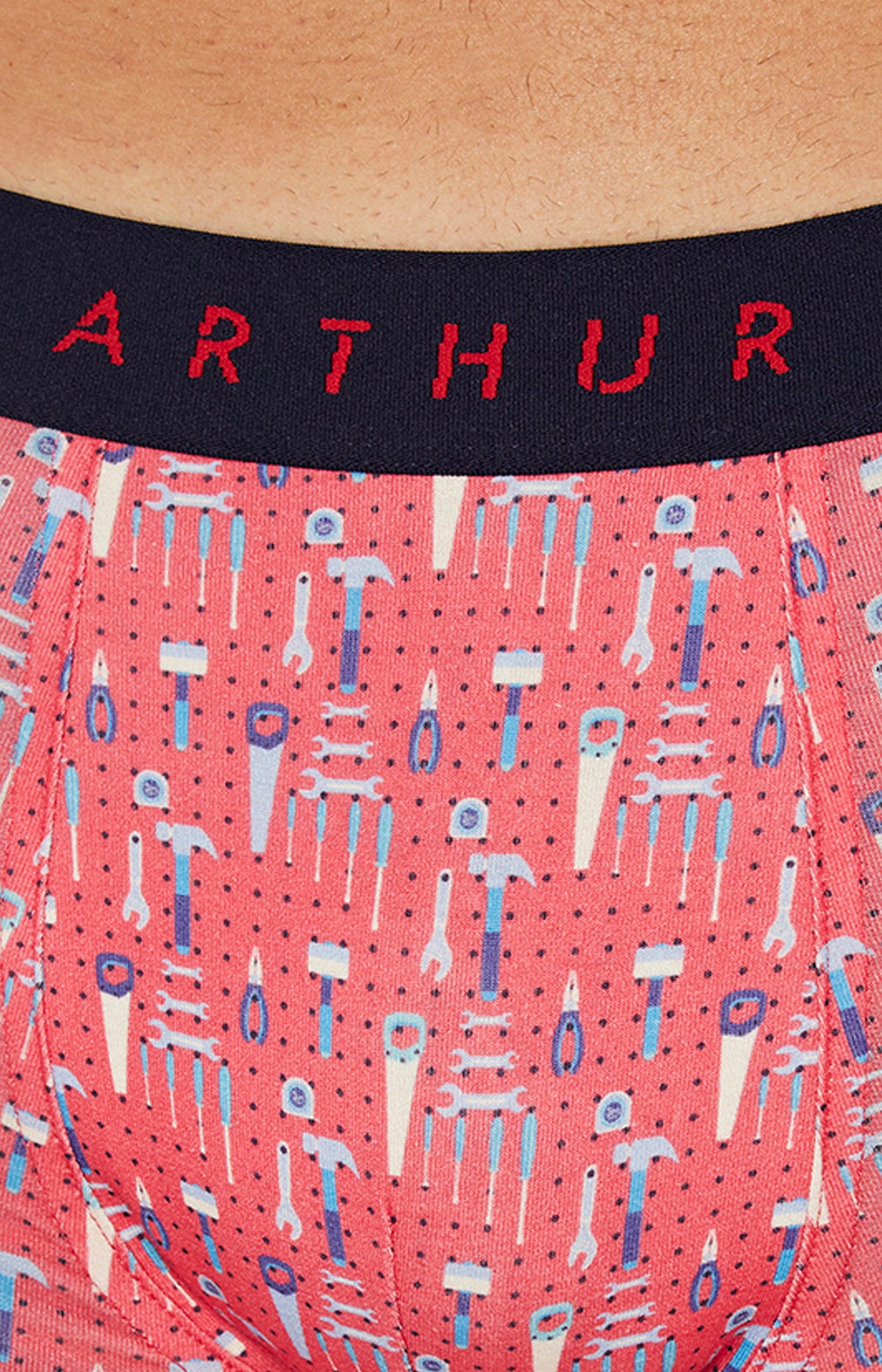 Boxer Homme Bricolage Rouge 4