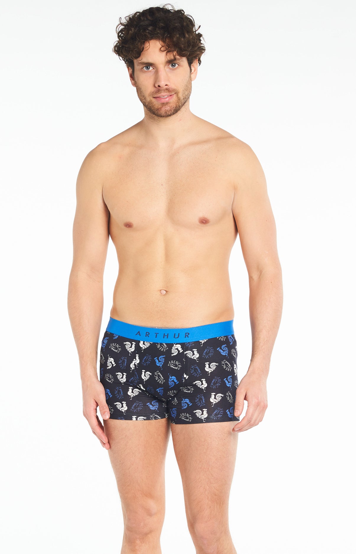 Boxer Homme Coq Noir 1