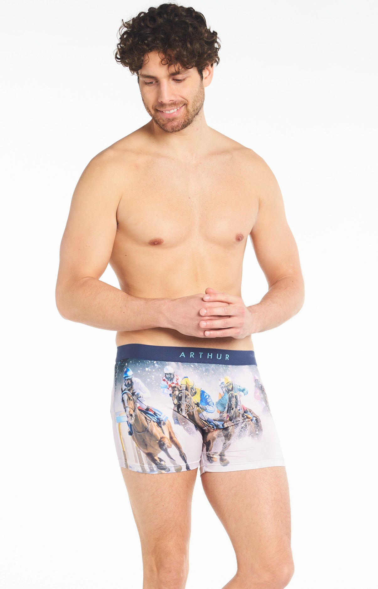 Boxer Homme Horse Multicolore 2