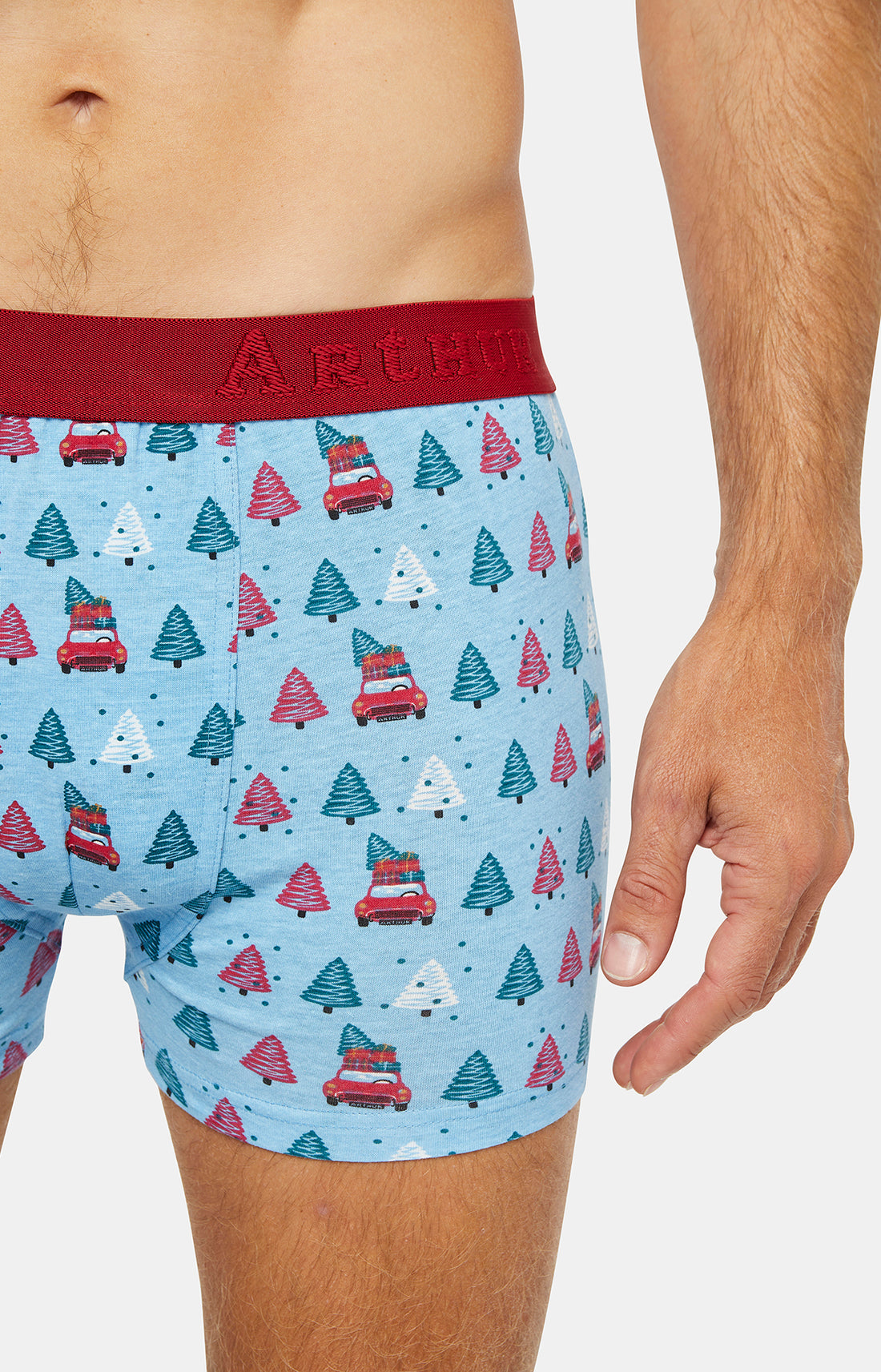 Boxer Homme Bleu 5