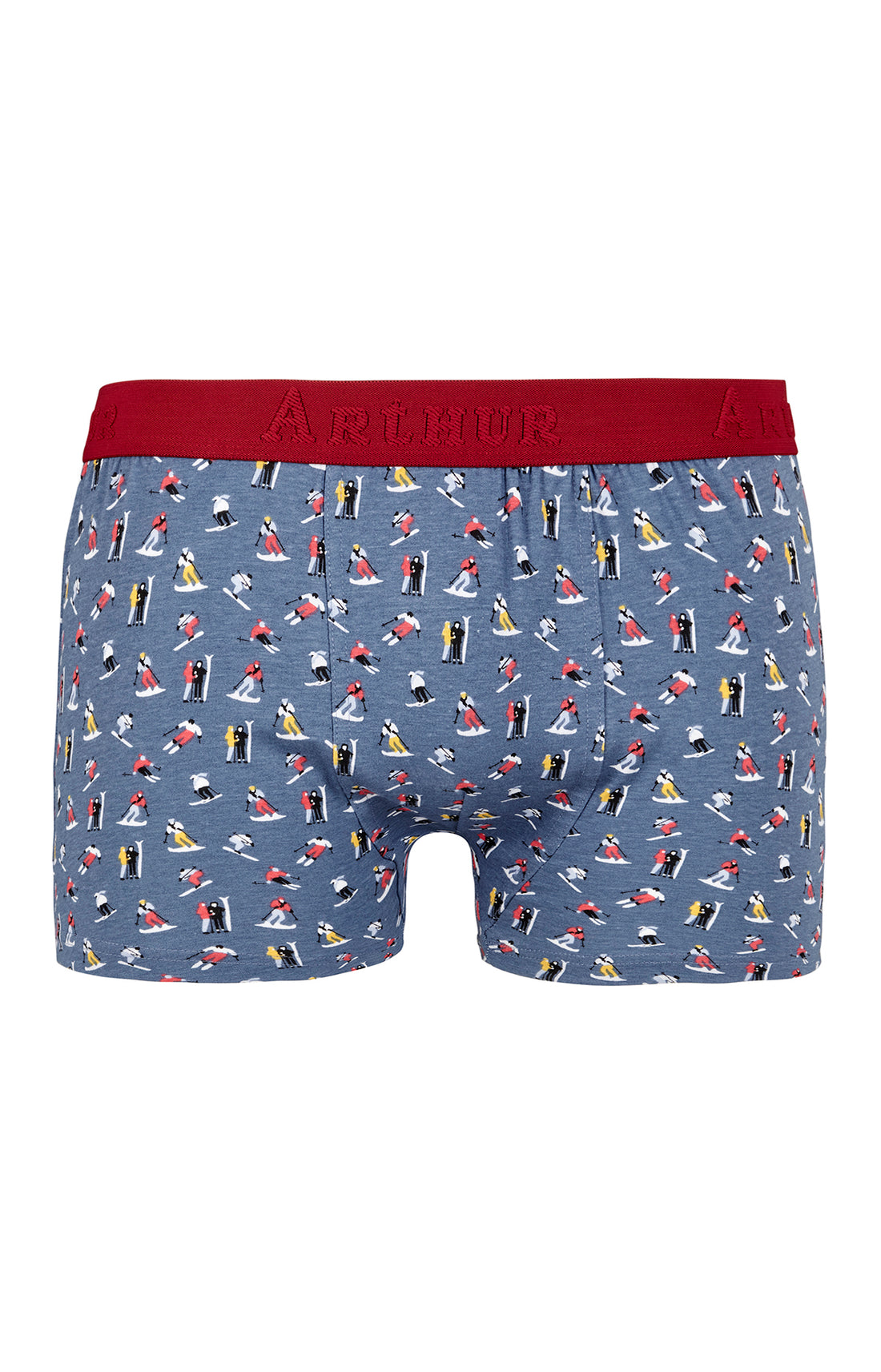 Boxer Homme Ski Bleu 7