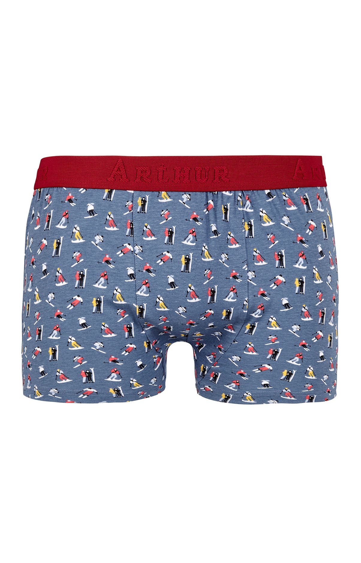 Boxer Homme Ski Bleu 7