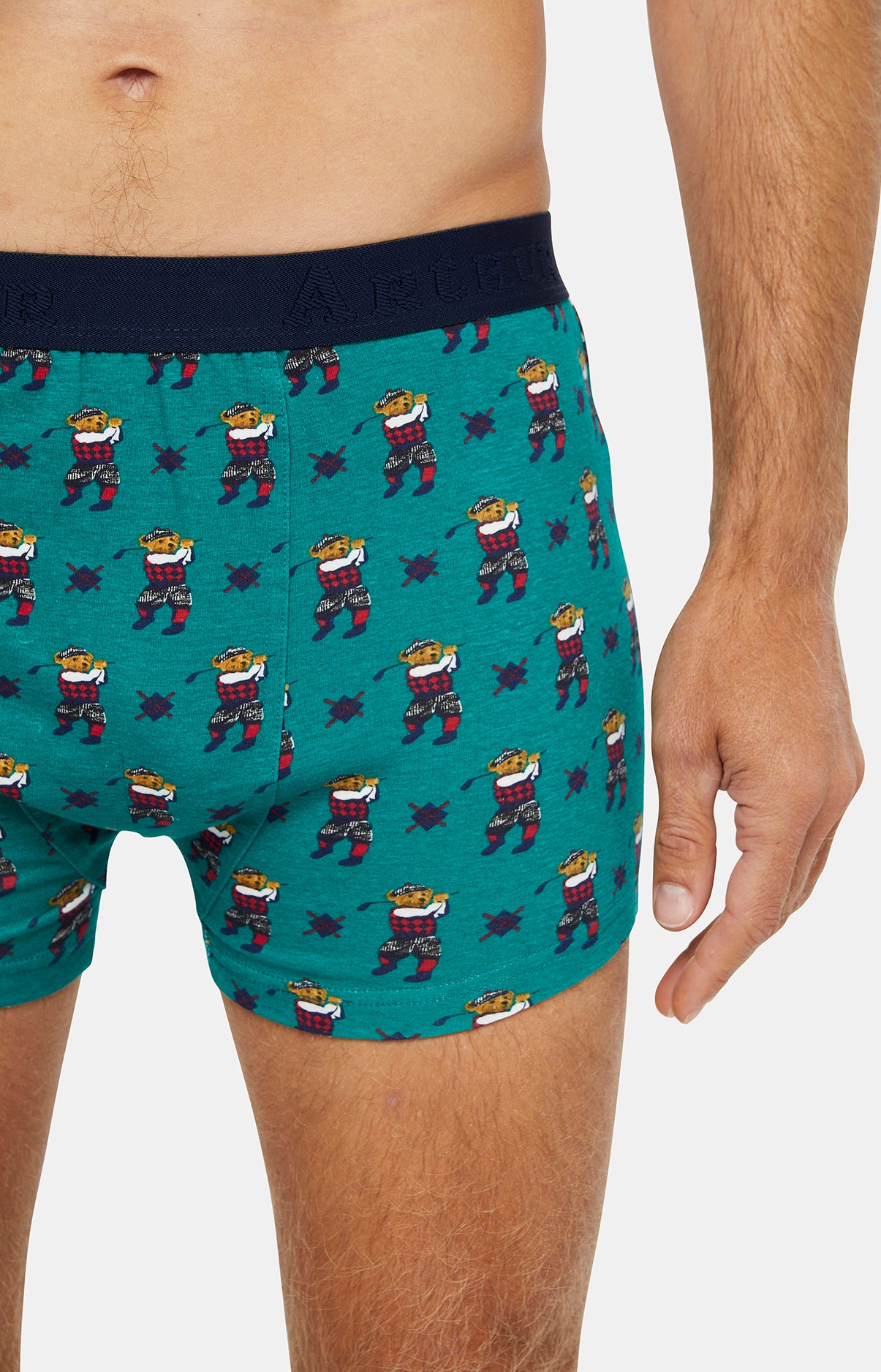 Boxer Homme Ted Wood Vert 2