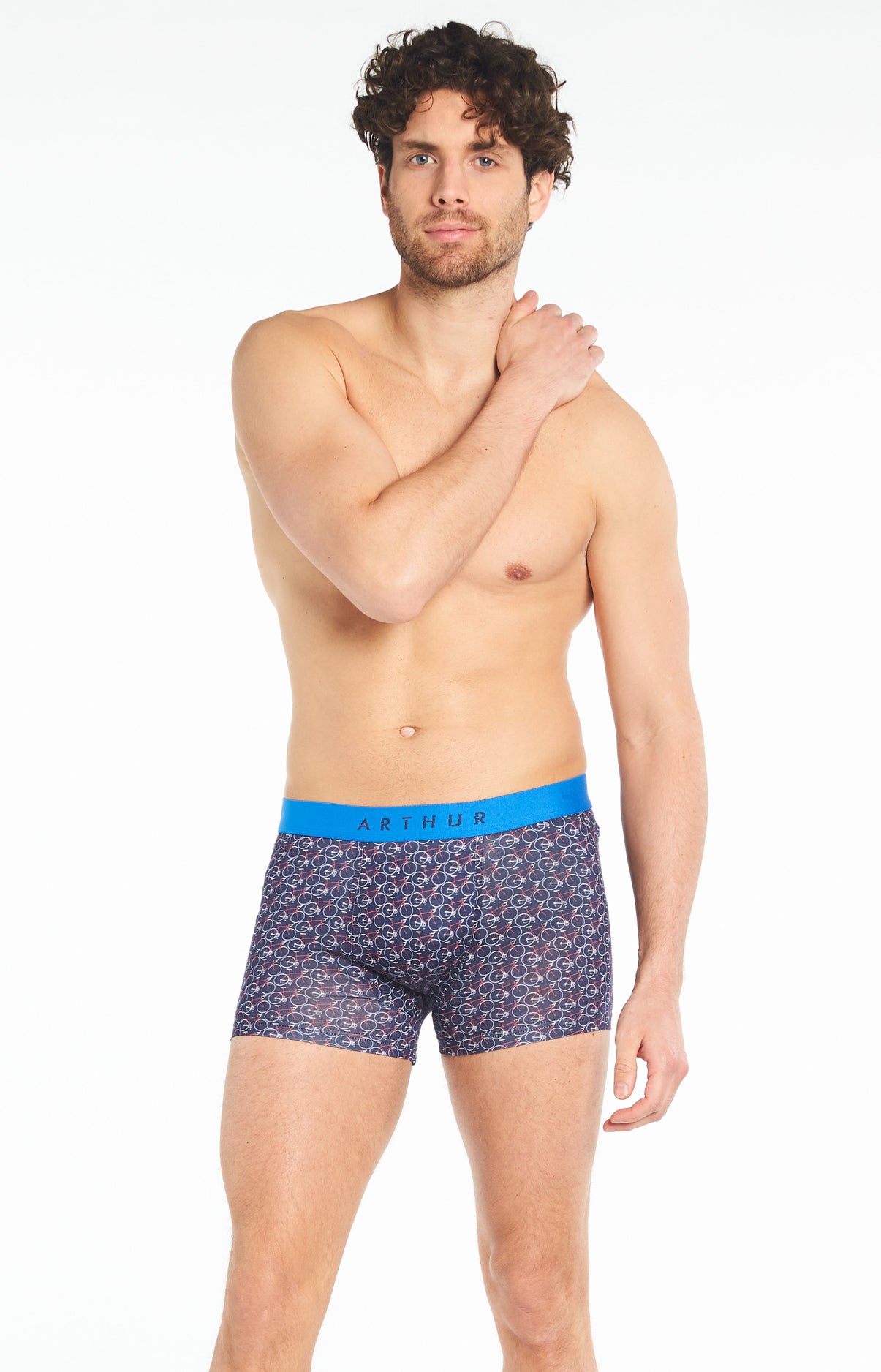 Boxer Homme Vélo Marine 2