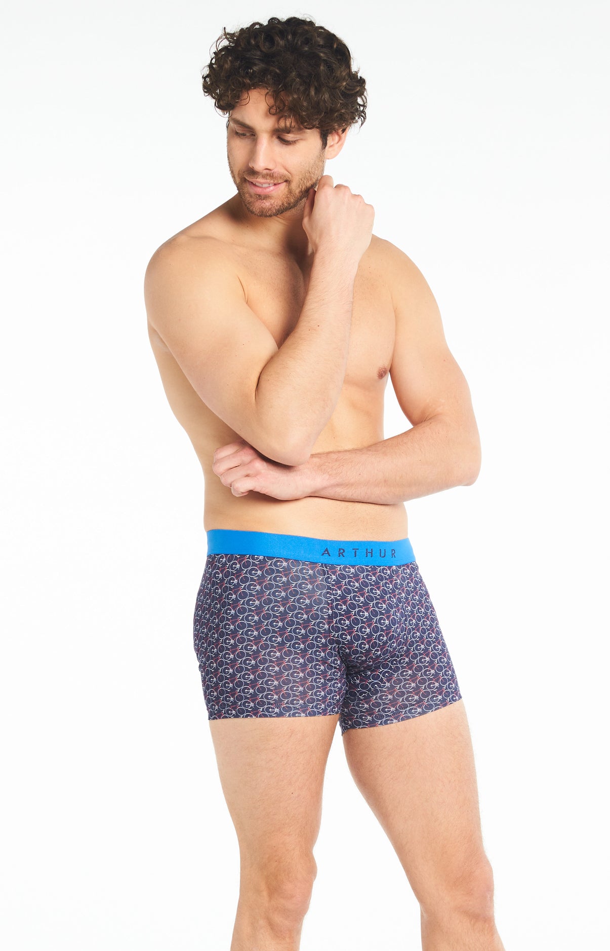Boxer Homme Vélo Marine 4