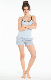 Short Femme Dalmatien Bleu 6
