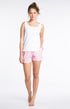 Short Femme Sneakers Rose 1