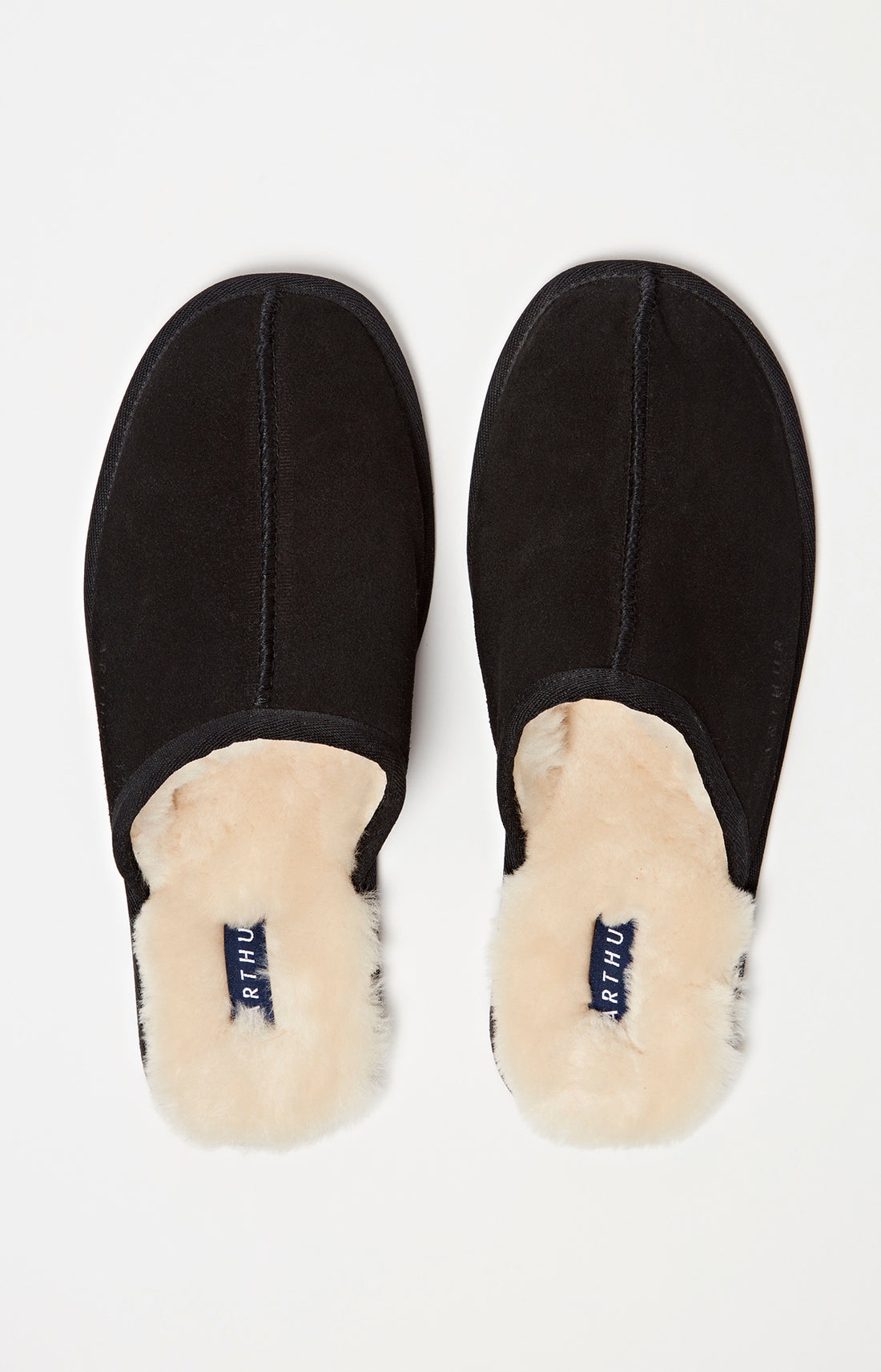 Chaussons Homme Laine Noir 2
