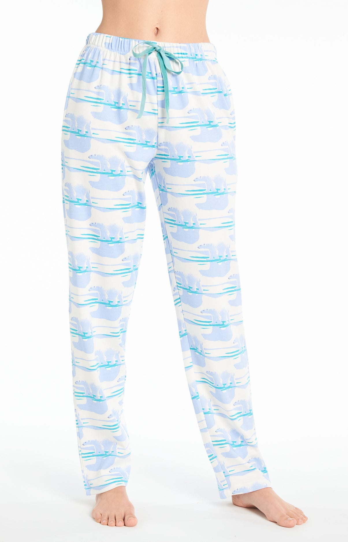 Pyjama long Femme Ours Bleu 4