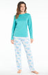 Pyjama long Femme Ours Bleu 1