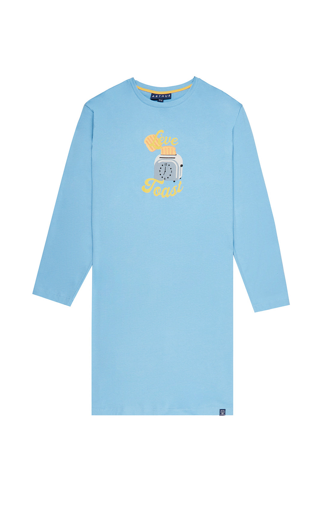 Maxi Tee-shirt Homme Toast Bleu et Jaune 3