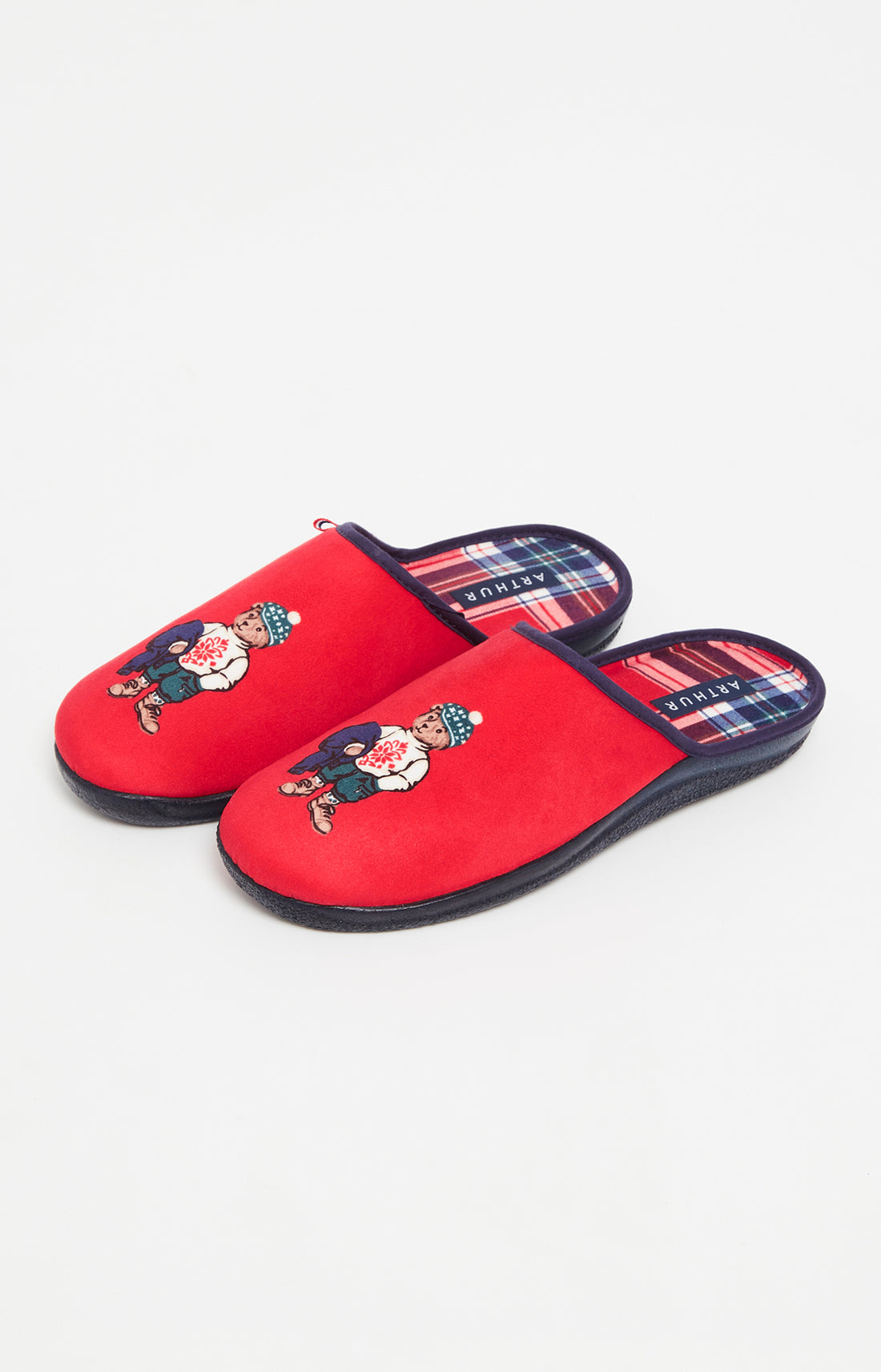 Mules Homme Logan Rouge 1
