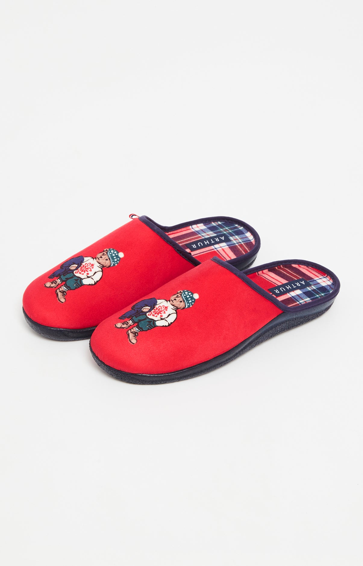 Mules Homme Logan Rouge 1