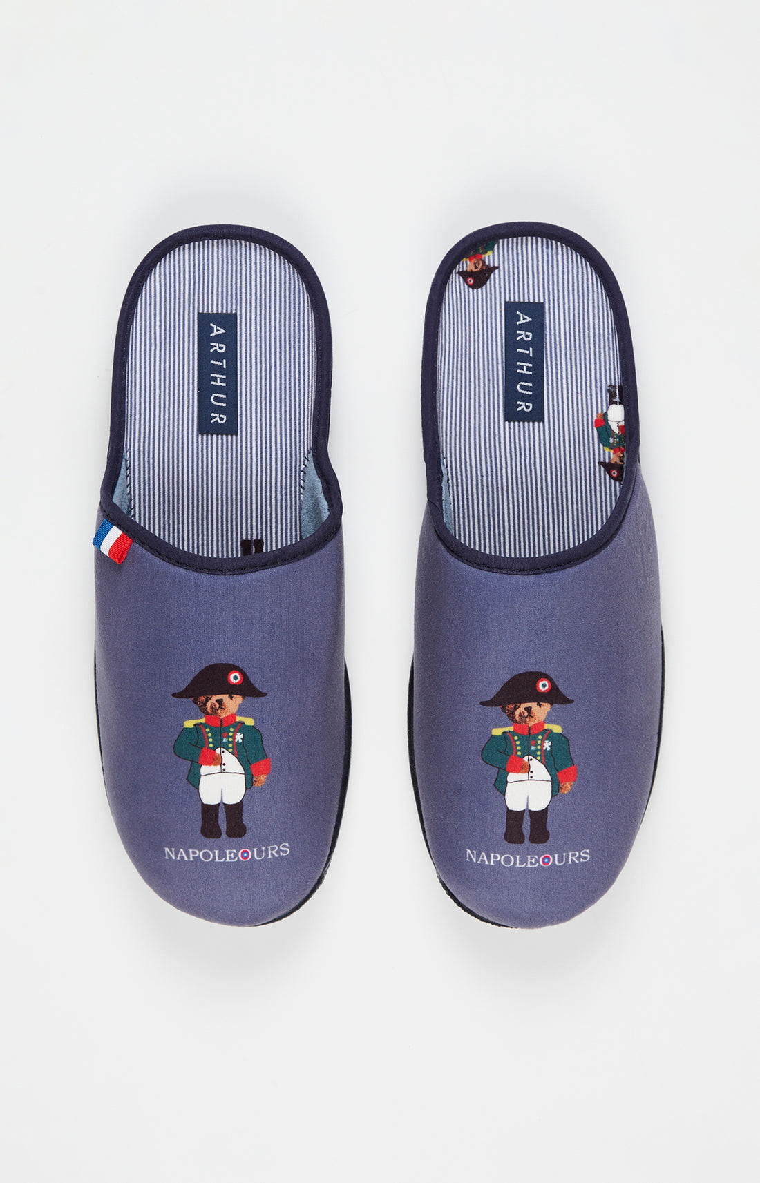 Mules Homme Napoleours Bleu 2