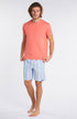 Tee-shirt Homme uni Fraise Rouge 1