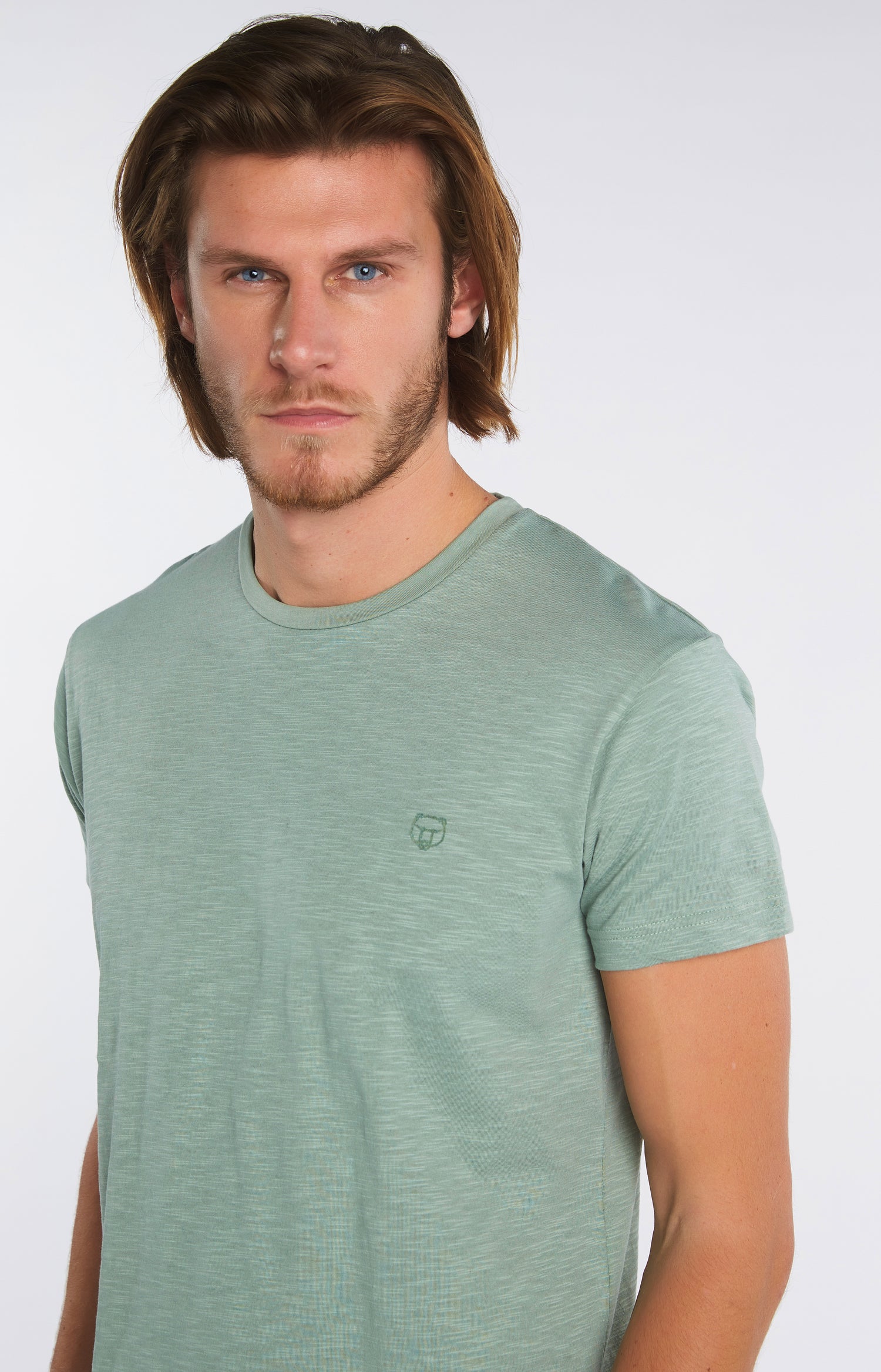 Tee-shirt Homme uni Vert 44