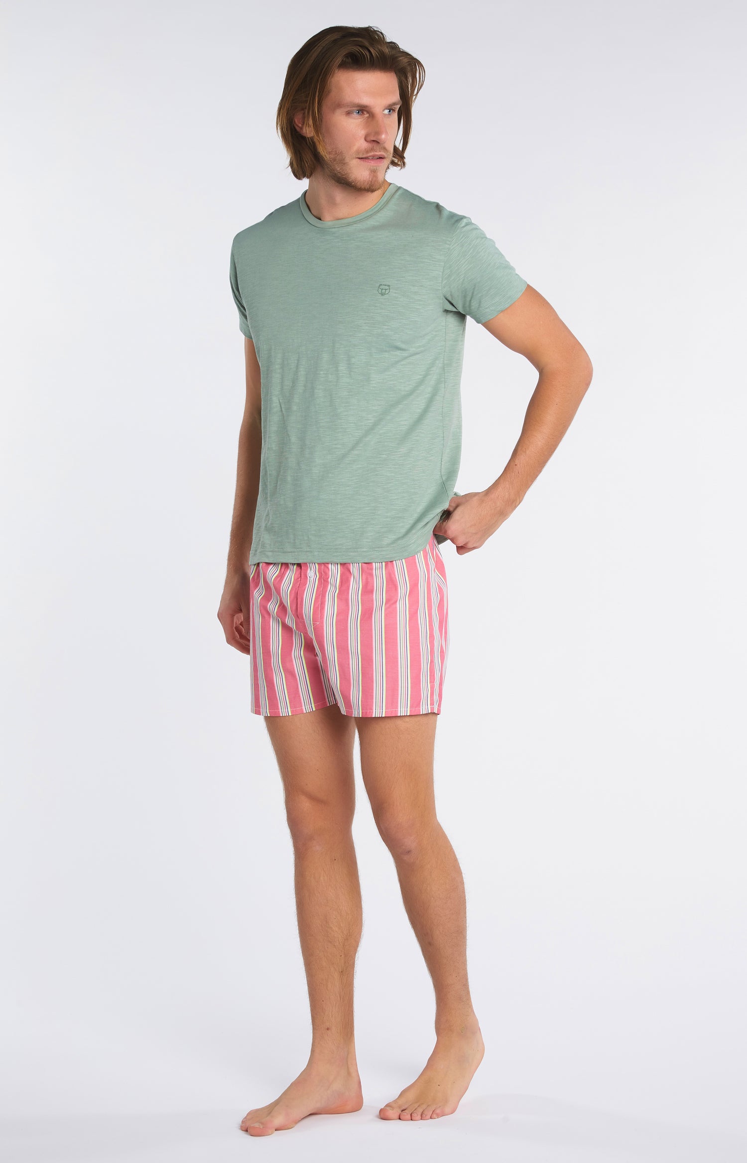 Tee-shirt Homme uni Vert 41