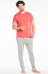 Tee-shirt Homme Uni Bleu 20
