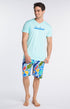 Pyjashort Homme Malibu Bleu 1